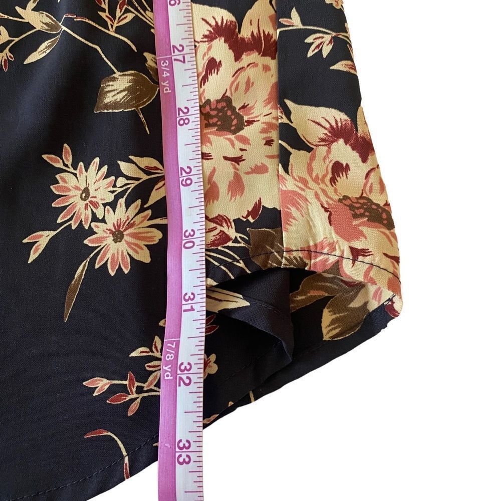 41 Hawthorn Navy Floral Roll Cuff Dress Sz XSP - Picture 6 of 10